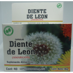 Diente De Leon C/40 400mg C/u Caps