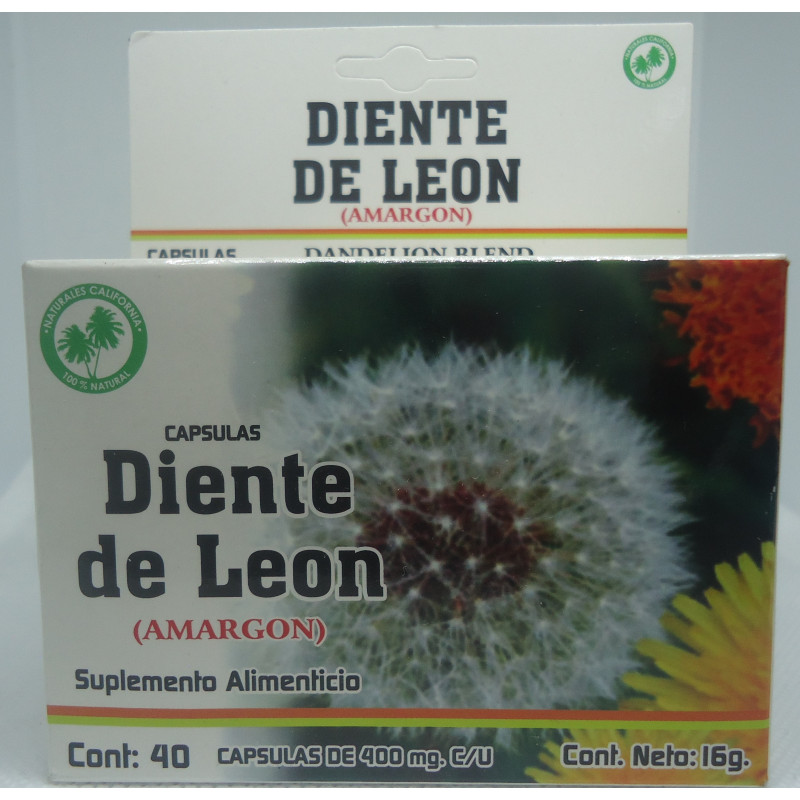 Diente De Leon C/40 400mg C/u Caps