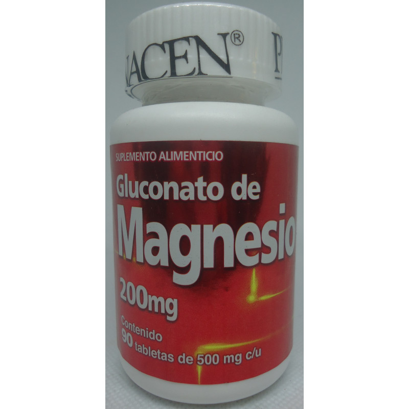 Gluconato De Magnesio C/90 500mg C/u Tabs