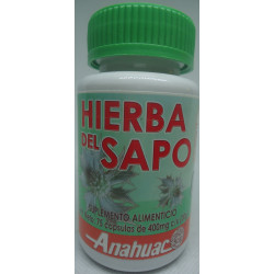 Hierba Del Sapo C/75 400mg C/u Caps