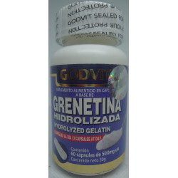 Grenetina Hidrolizada C/60 Caps. 500mg C/u