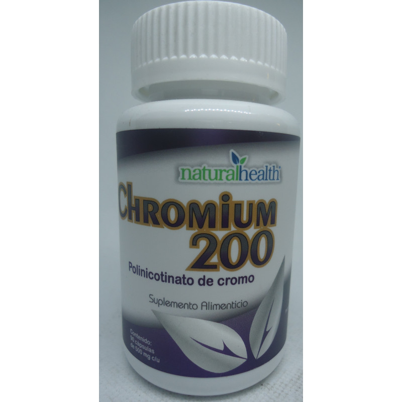 Chromium 200 C/90 500Mg C/u Caps