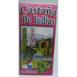Castaña De Indias C/Ginkgo Biloba 50 Caps