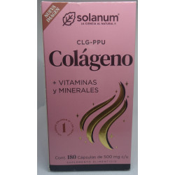 Colageno C/180 500Mg C/u Caps