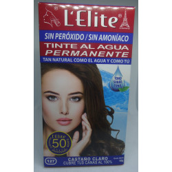 Tinte Al Agua Permanente L'elite 127 Castaño Claro 10g