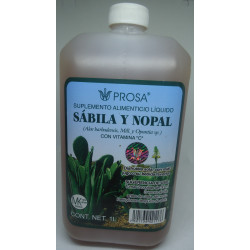 Bebida De Sabila Y Nopal 1L