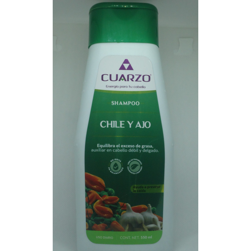 Shampoo Chile Y Ajo 550 Ml
