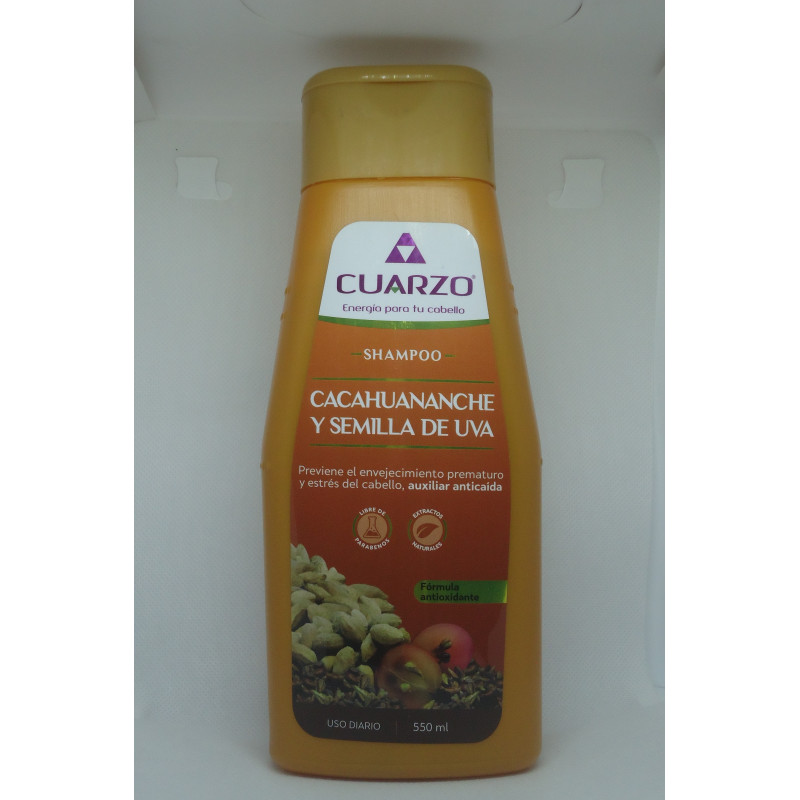 Shampoo Cacahuananche Y Semilla De Uva 550 Ml