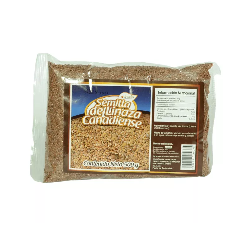 Semilla De Linaza Canadiense 500 Grs
