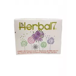 Herbal 7 37 Caps 500 mg c/ Gel Corporal Herbal 7 120 grs